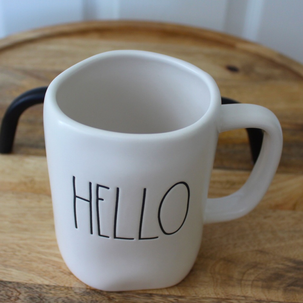 Rae Dunn | “Hello” Flat Matte Finish Coffee Mug